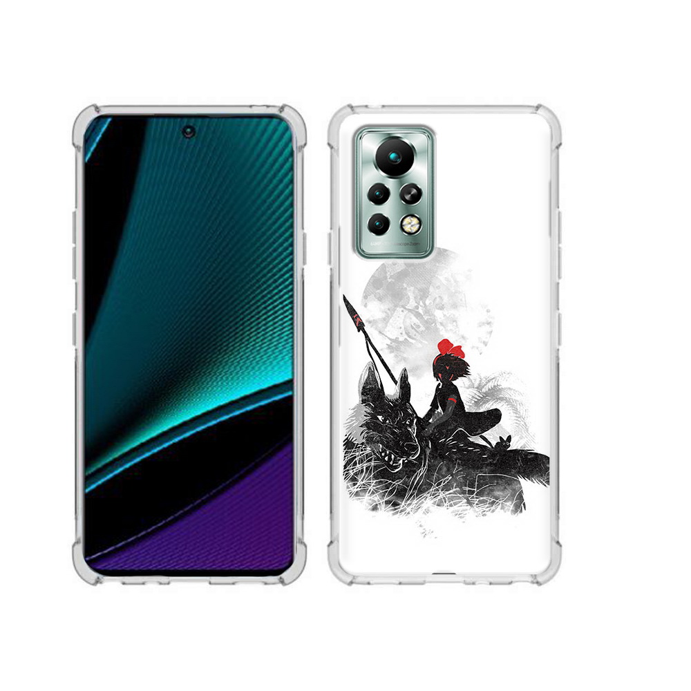 

Чехол MyPads Tocco для Infinix Note 11 Pro мононоке, Прозрачный, Tocco