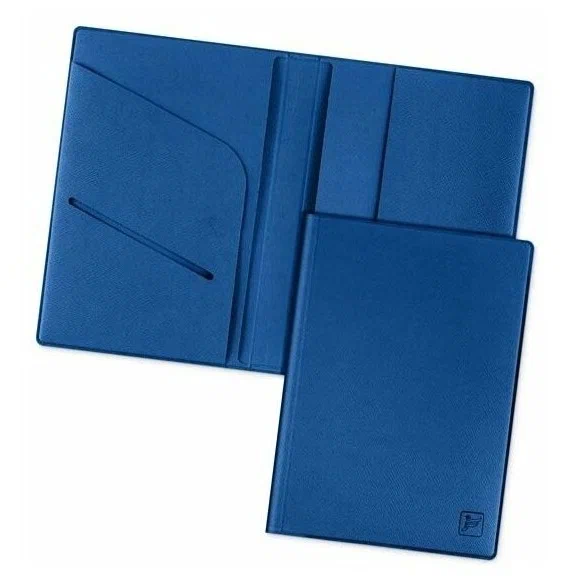 

Обложка для паспорта унисекс Flexpocket KOP-01B синяя, Синий, KOP-01B