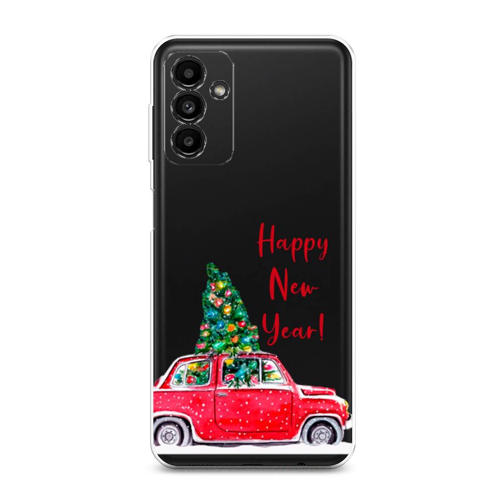 

Чехол на Samsung Galaxy A04s "Happy New Year", Красный;зеленый, 2106450-5