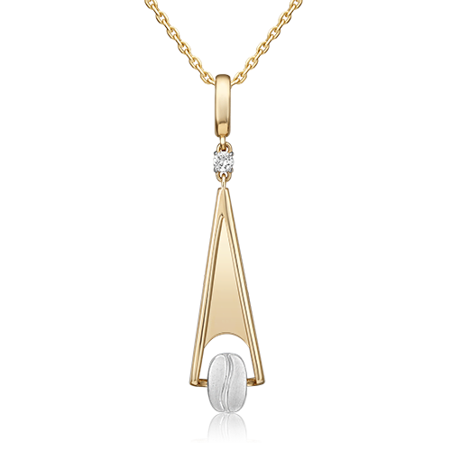 

Подвеска из золота PLATINA jewelry 03-3319-01, топаз, 03-3319-01