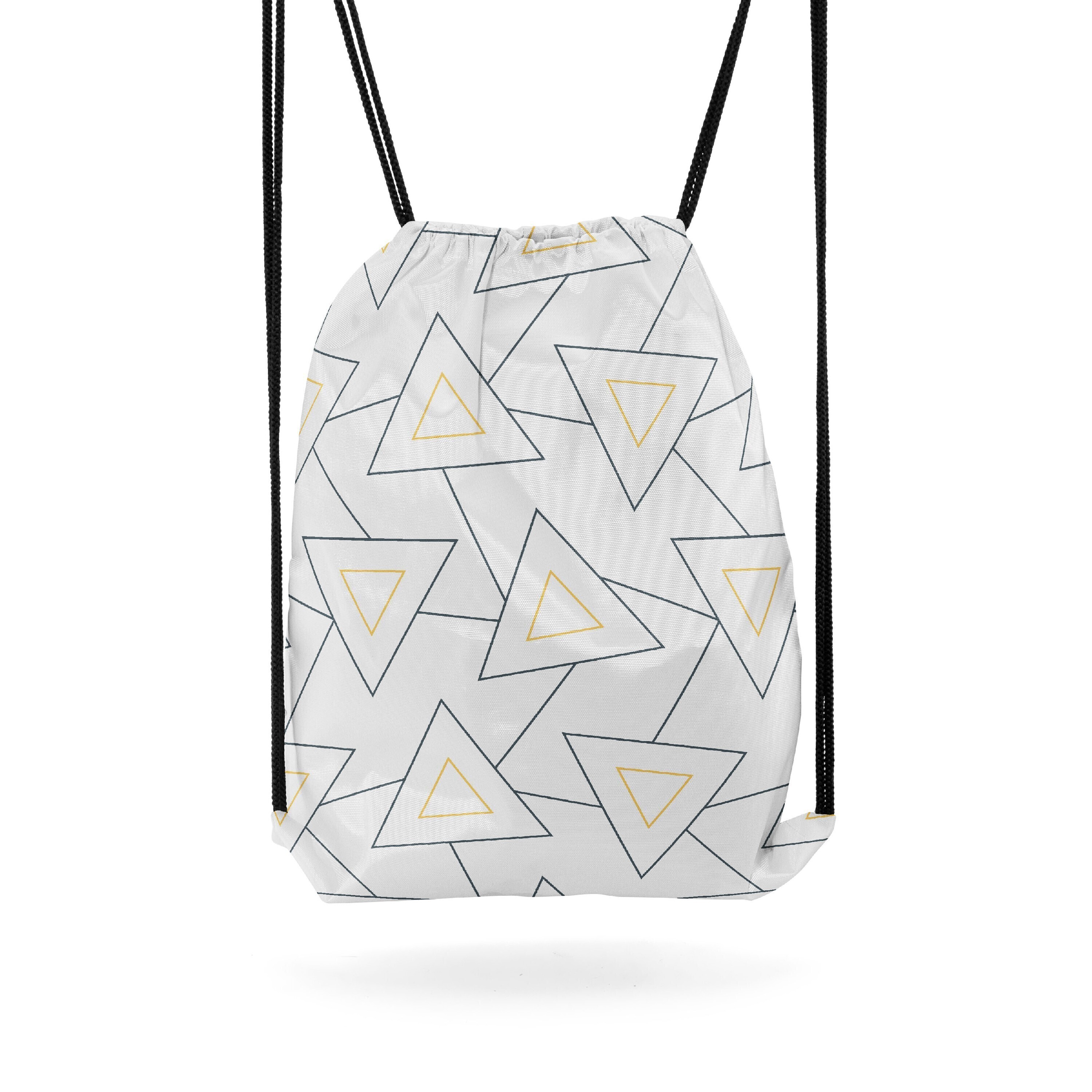 

Мешок-рюкзак для сменной обуви Burnettie GeometricPattern09Big, Белый