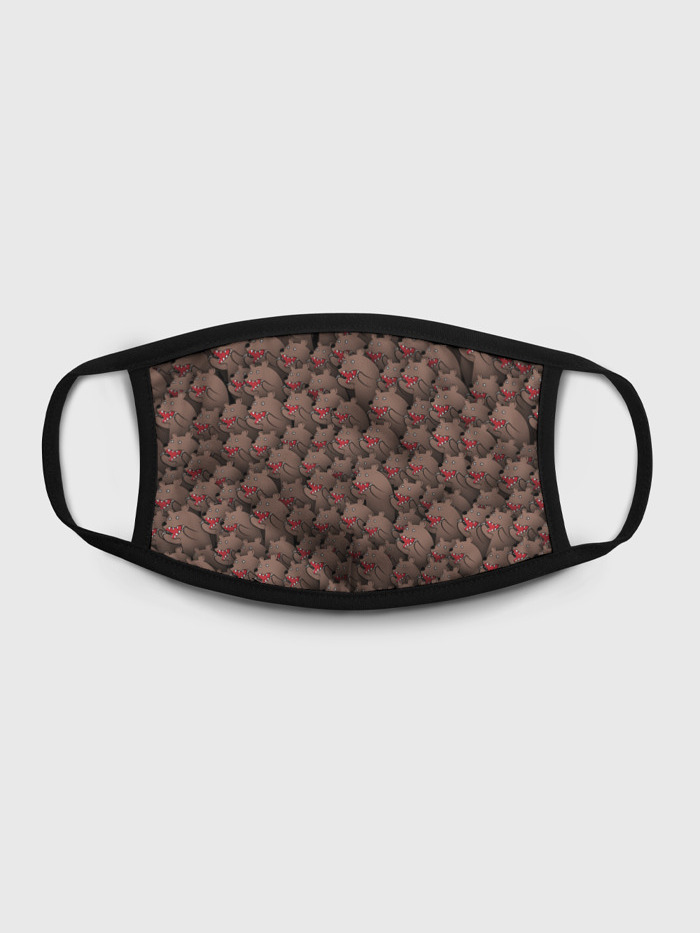 

Многоразовая маска унисекс Burnettie Медведи Мемы, Разноцветный, Медведи Мемы