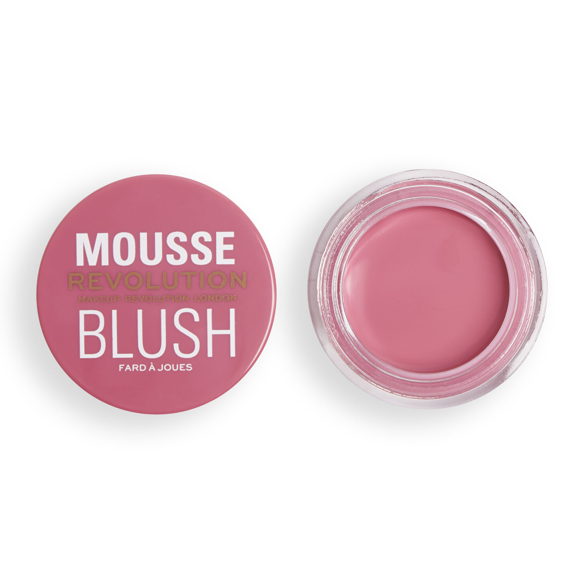 Румяна кремовые Revolution Makeup Mousse Blush Blossom Rose Pink румяна с зеркалом purepressed blush 13042 clearly pink ярко розовый 3 2 г