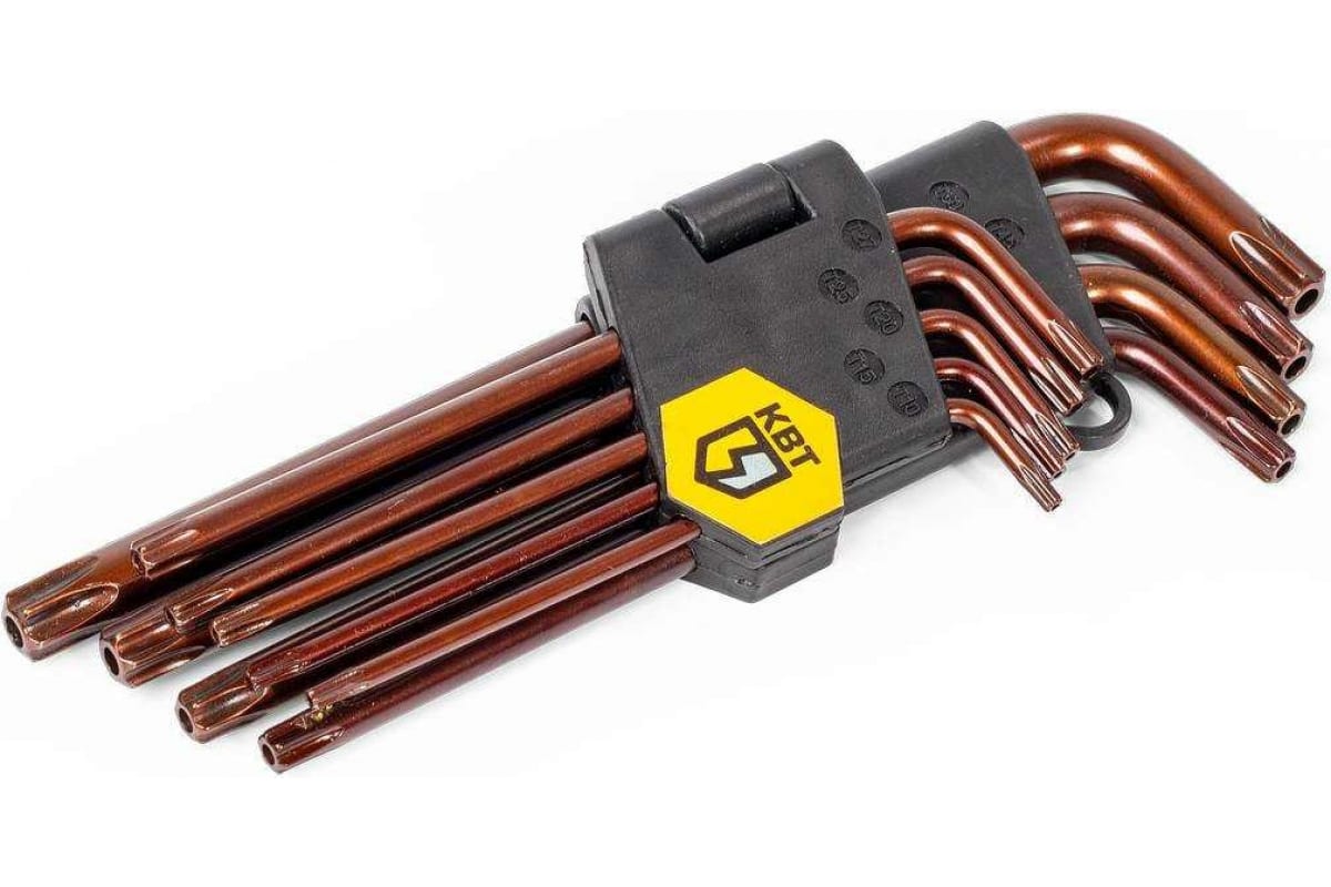 

Набор ключей КВТ TORX КТ-9s Т10-Т50 82178