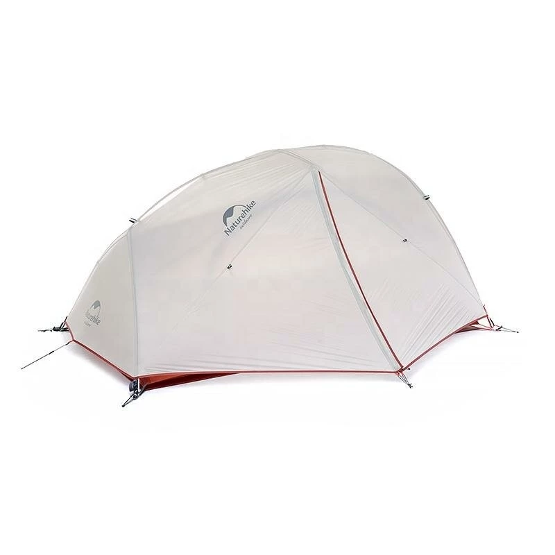 

Палатка Naturehike Star-river 2 NH17T012-T двухместная сверхлегкая с ковриком, серо-черная, Серый;черный, Star-river 2