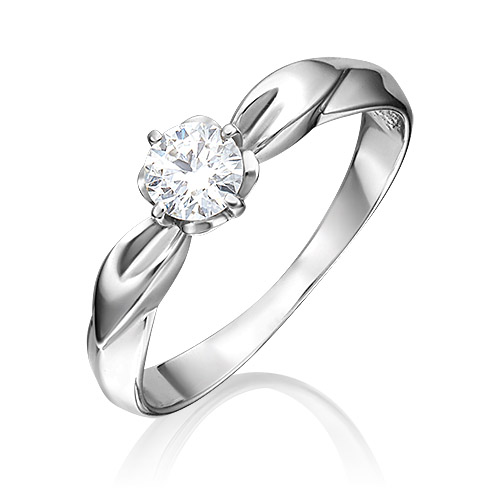 

Кольцо из золота р. 16,5 PLATINA jewelry 01-0967-00-101-1120-30, бриллиант, 01-0967-00-101-1120-30