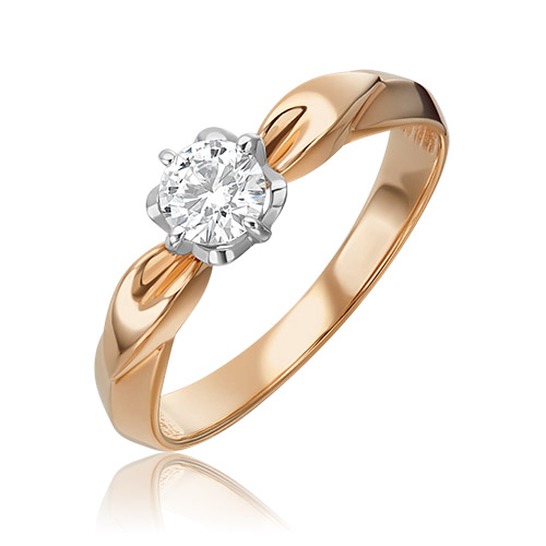 

Кольцо из золота с бриллиантом р. 17,5 PLATINA jewelry 01-0968-00-101-1111-30, 01-0968-00-101-1111-30