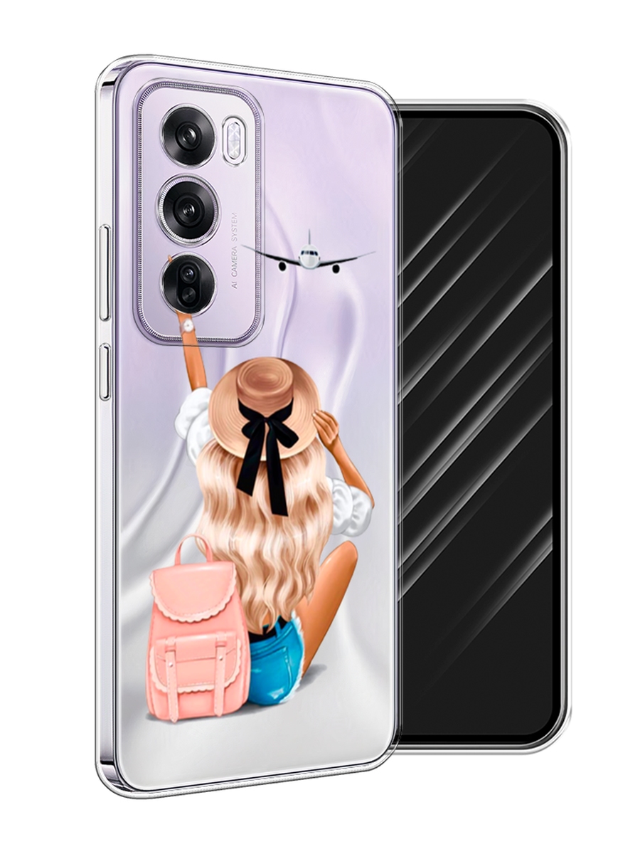 

Чехол Awog на Oppo Reno 12 Pro "Автостопом самолетом", Бежевый;белый, 2517150-1