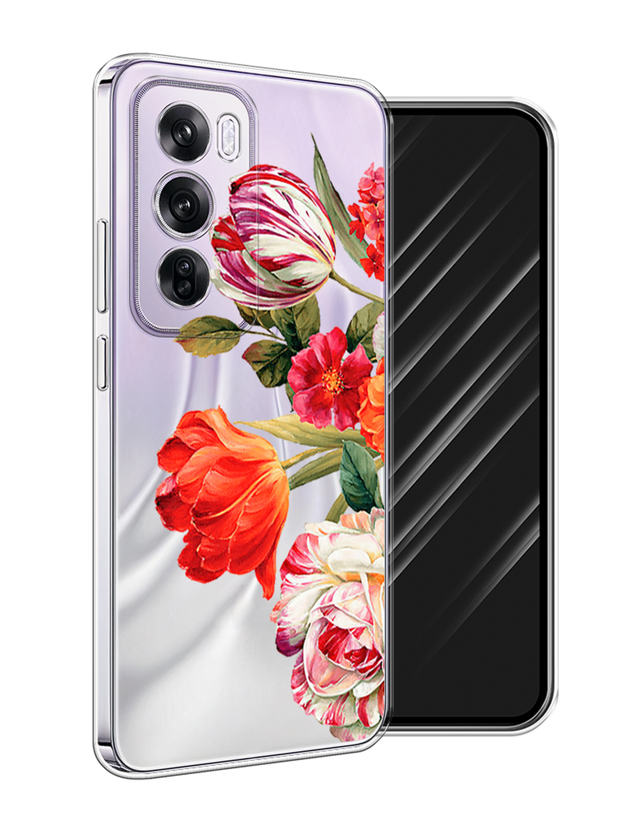 

Чехол Awog на Oppo Reno 12 Pro "Весенний букет", Красный;розовый;зеленый, 2517150-1