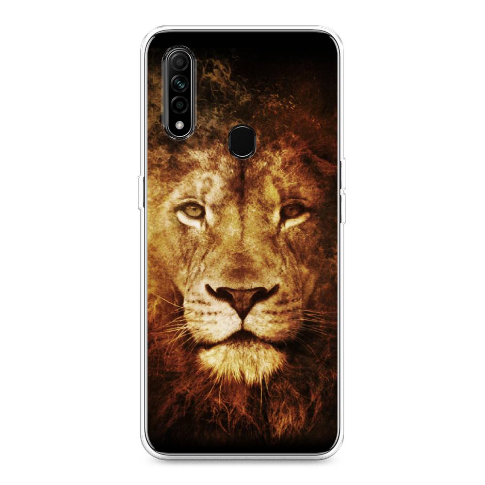 

Чехол для Oppo A31 "Лев", Черный;коричневый;желтый, 252250-6