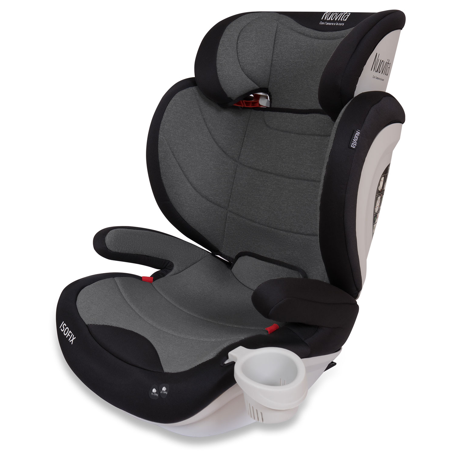фото Автокресло nuovita maczione n23i-1, группа 2/3, от 15 до 36 кг (nero/чёрный)