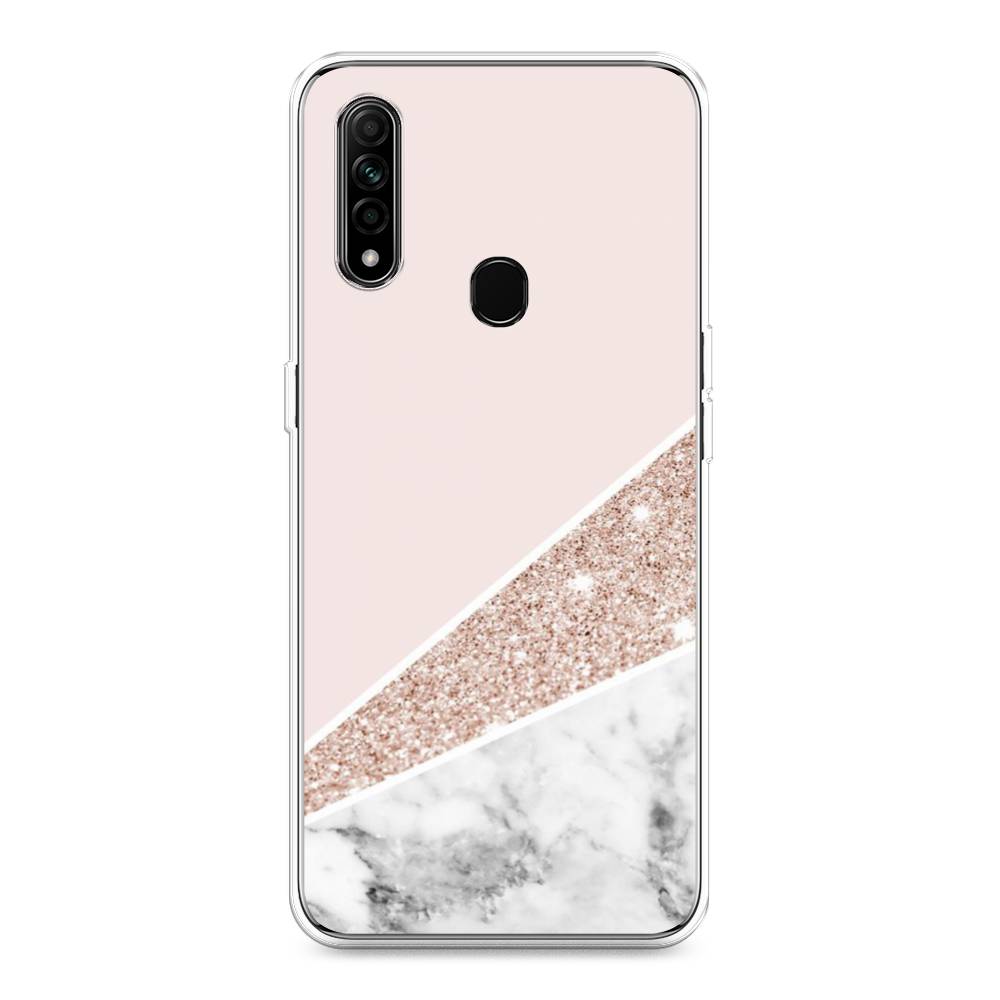 

Чехол для Oppo A31 "Блестящий розовый мрамор", 252250-3