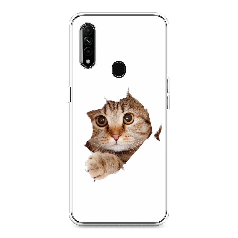

Чехол для Oppo A31 "Кот и бумага", Белый;коричневый, 252250-1