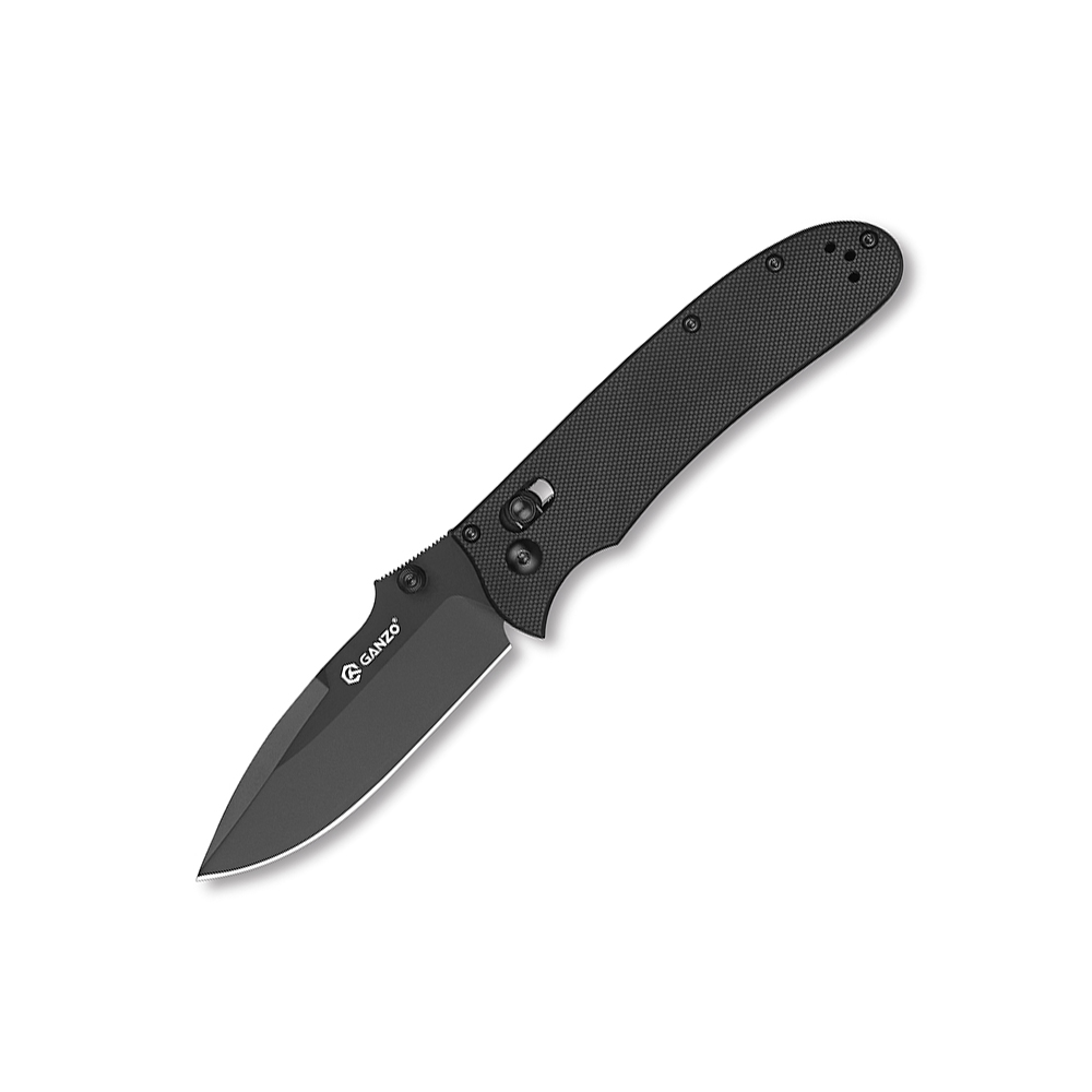 

Нож Ganzo G704B-BK черный, G704B-BK