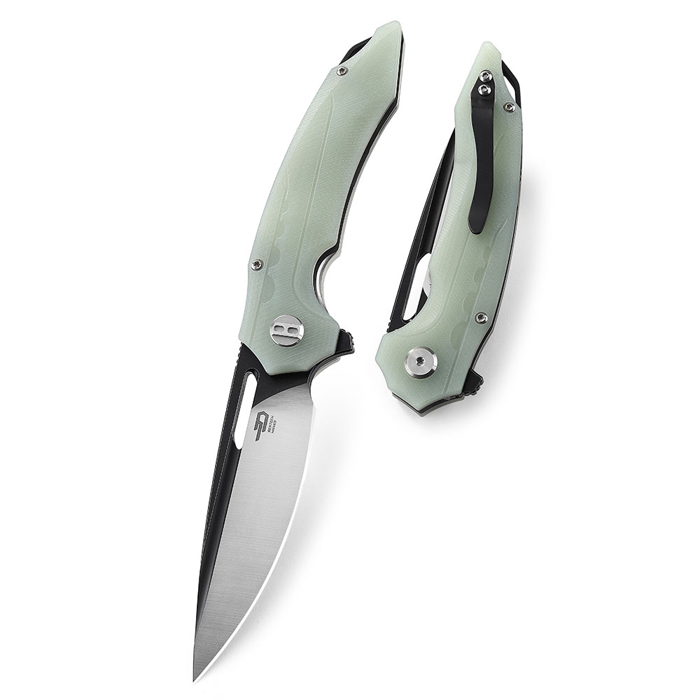 

Нож Bestech Ornetta сталь D2, рукоять G10 нефритовая, Белый, Ornetta