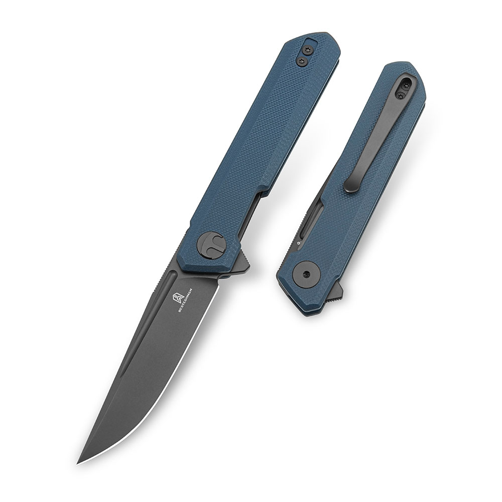 

Нож Bestechman Mini Dundee сталь D2, рукоять G10 серая, Серый, Mini Dundee