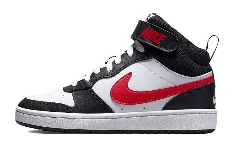 

Кеды унисекс Nike Court Borough Mid 2 GS белые 36 EU, Белый, Court Borough Mid 2 GS