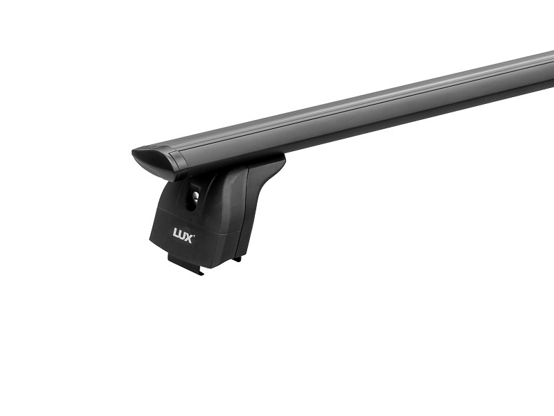 Багажник на крышу LUX с дугами 1,2м аэро-трэвэл (82мм) черными для Kia Soul II 2015- с инт
