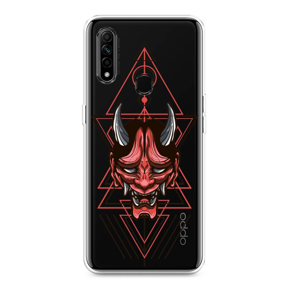 

Чехол для Oppo A31 "Hanya Oni mask", Серый;красный;черный, 252250-4