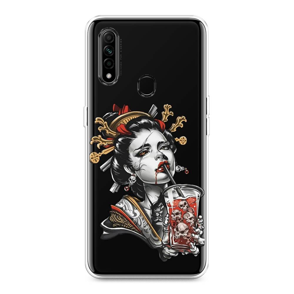 

Чехол для Oppo A31 "Опасная гейша", Красный;черный;серый, 252250-4