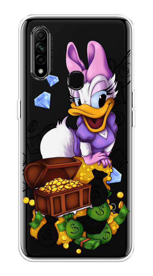 

Чехол на Oppo A31 "Rich Daisy Duck", Коричневый;белый;фиолетовый, 252250-6