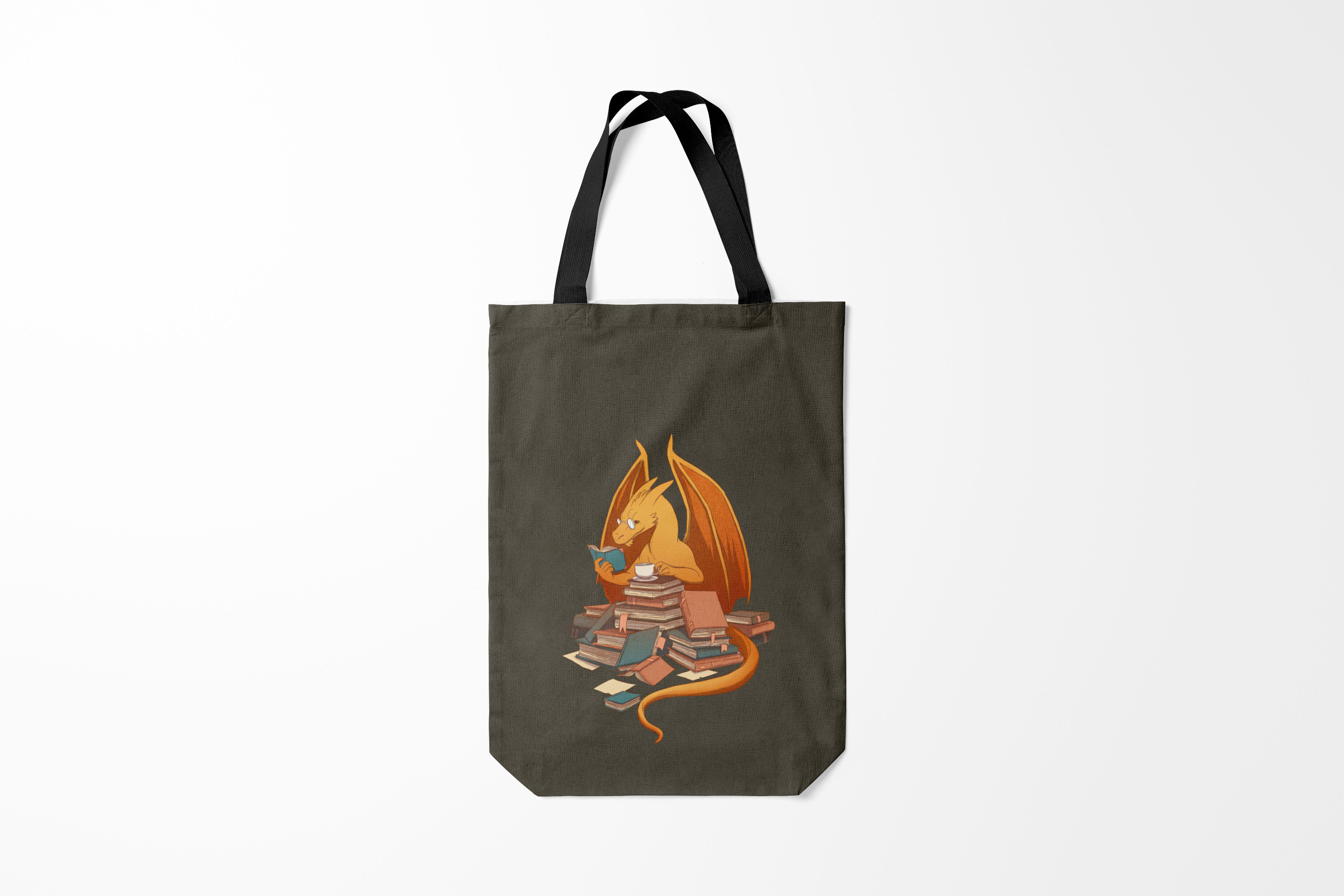 

Сумка шoппер унисекс Burnettie Книги Book Dragon, зеленый, Книги Book Dragon