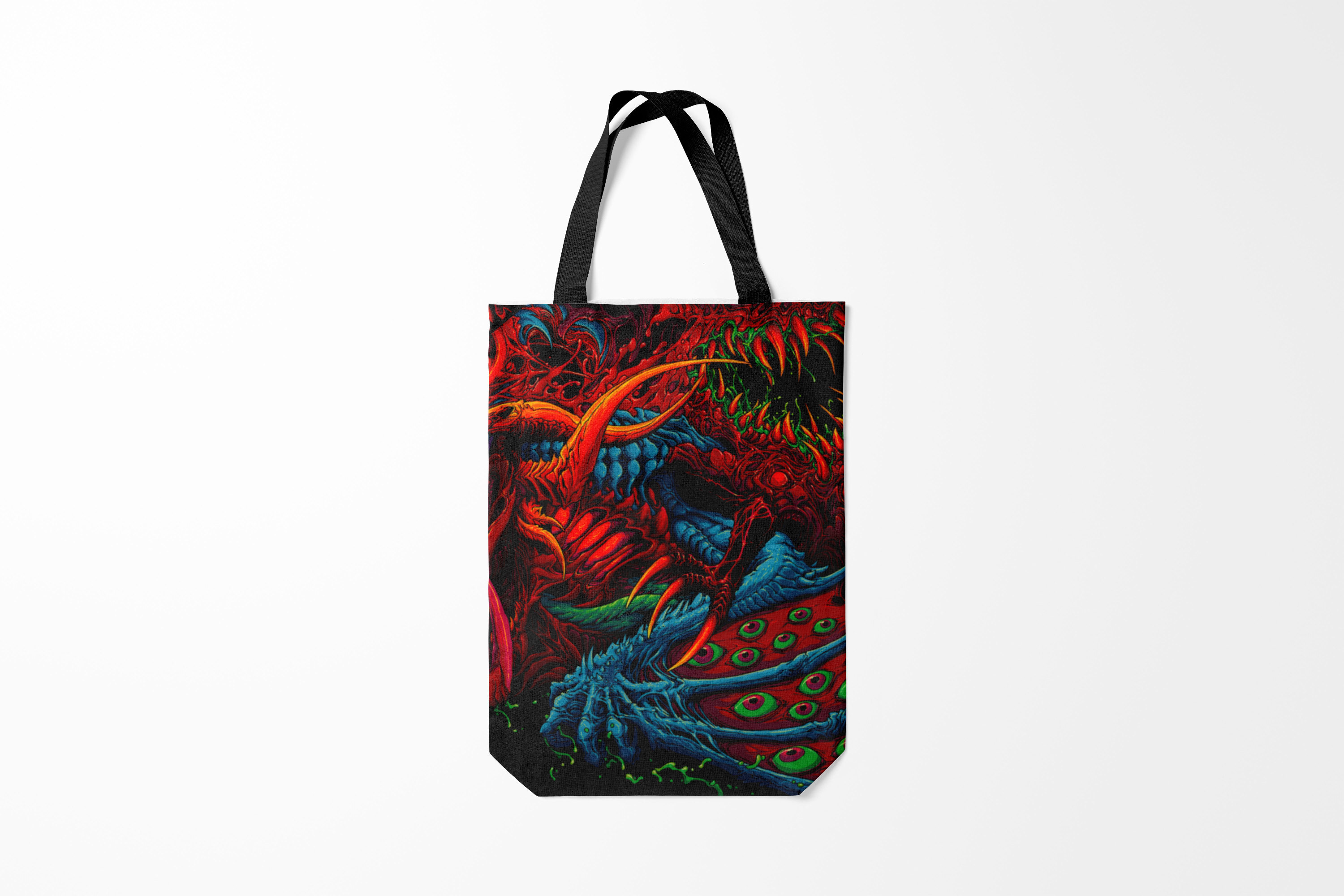 

Сумка шoппер унисекс Burnettie Кислота CS GO HYPER BEAST, черный, Кислота CS GO HYPER BEAST