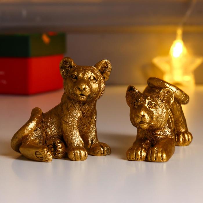 

Сувенир полистоун "Золотой тигруля" МИКС 4,8х4х7,5 см