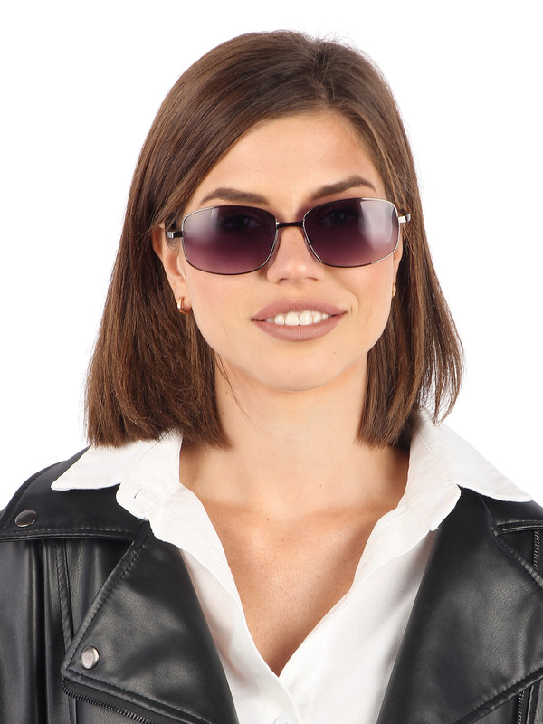 Солнцезащитные очки унисекс Pretty Mania DT009 фиолетовые
