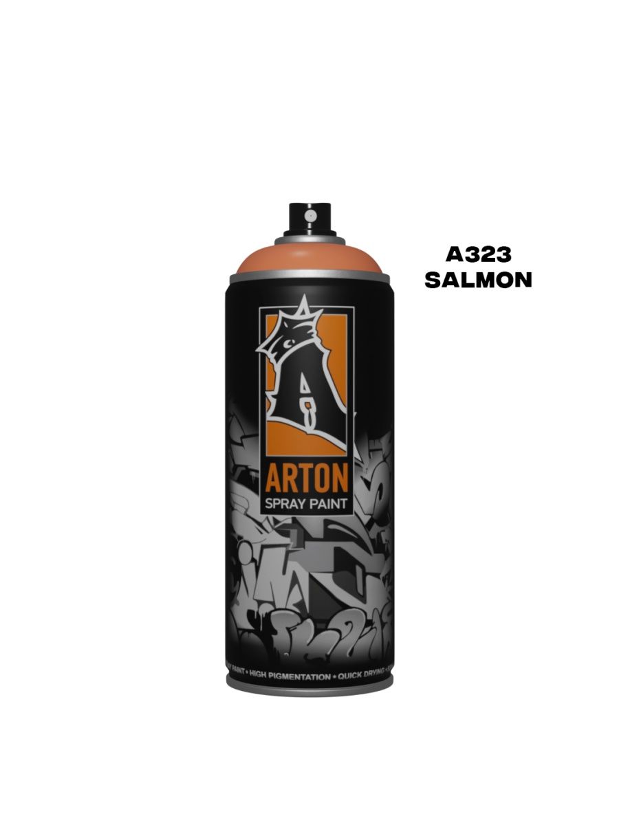 Аэрозольная краска Arton A323 Salmon 520 мл оранжевая
