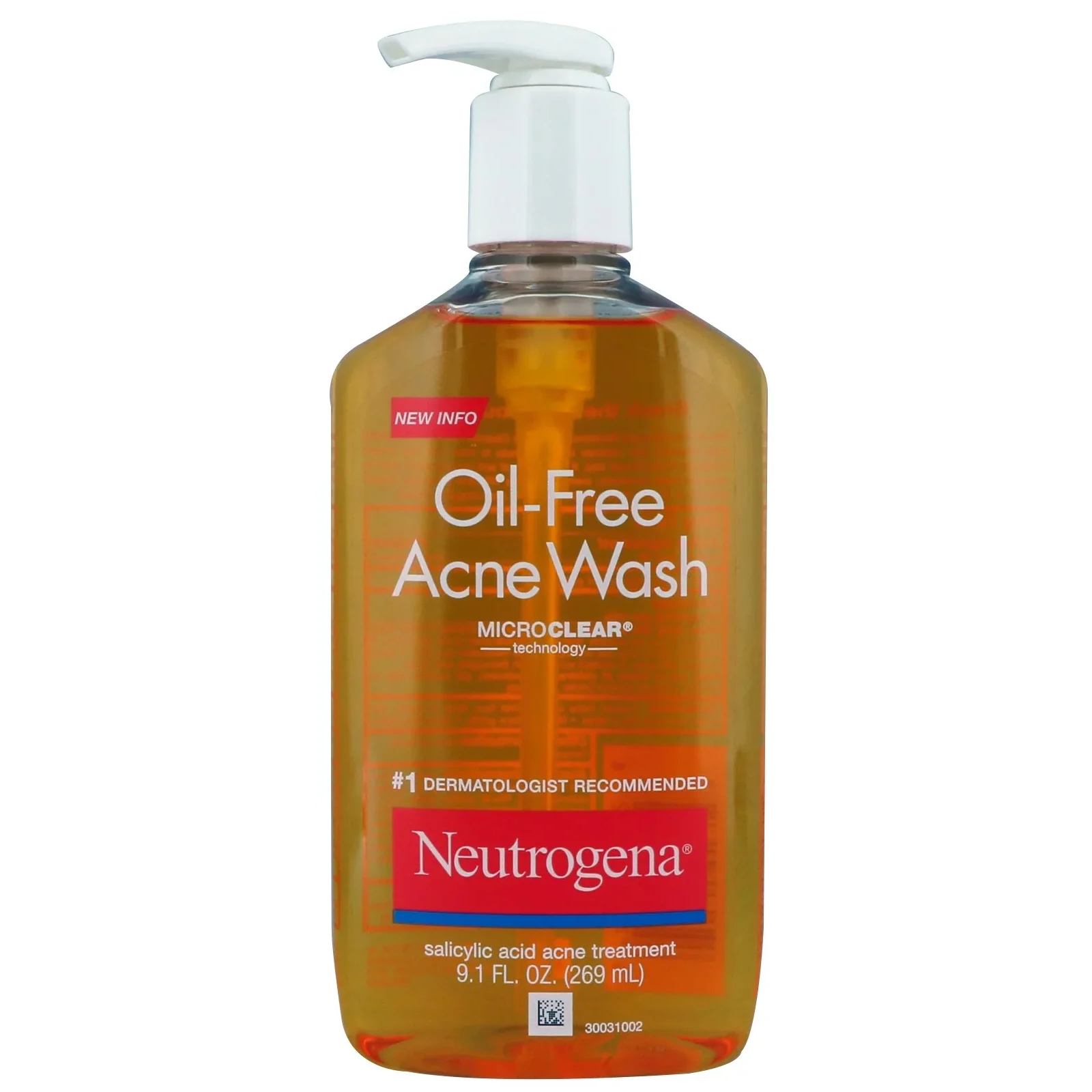 Гель для умывания от угревой сыпи Neutrogena Oil Free Acne Wash 269 мл