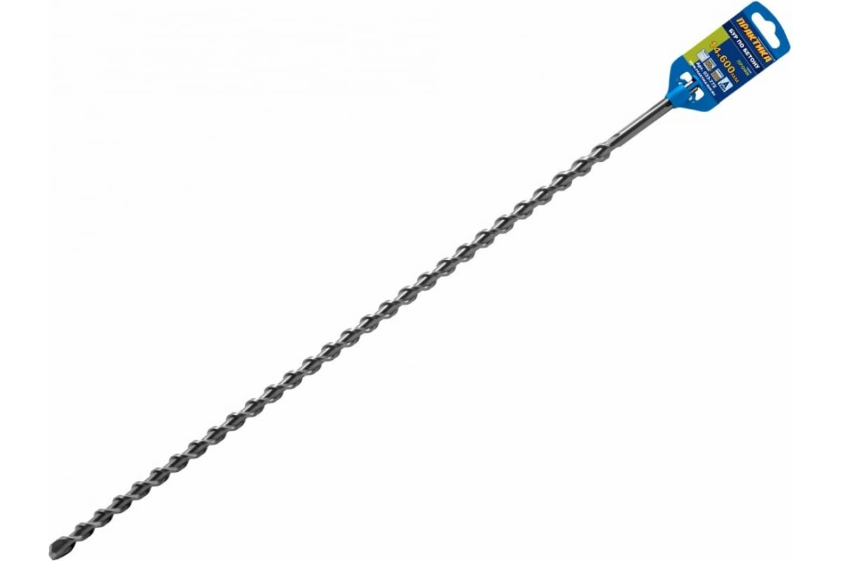

Бур по бетону серия Профи (14х600 мм; SDS-plus) ПРАКТИКА 033-772