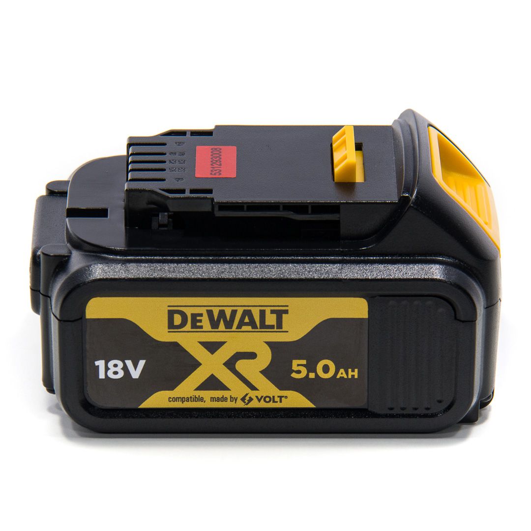 

Аккумулятор для DeWalt 18V Li-Ion 5.0 Ah c индикацией заряда АКБ девольт DCB184, DCB183, DCB184, DCB183