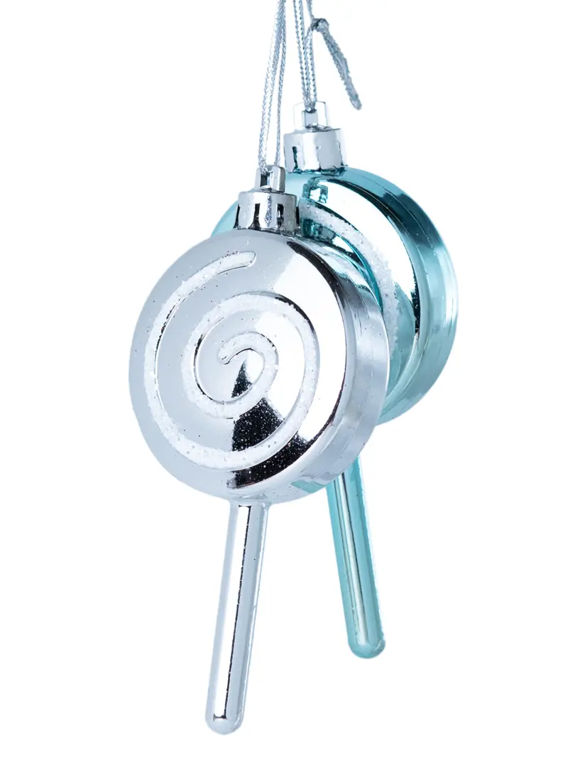 

Елочная игрушка Christmas "Леденец" 1x10x5 см полистирол золотой, Красный;золотистый