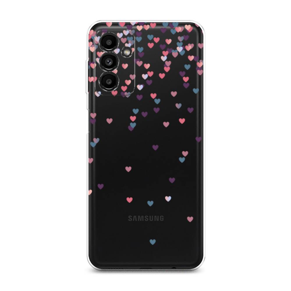 

Чехол на Samsung Galaxy A04s "Посыпка сердечки", Розовый;фиолетовый, 2106450-3