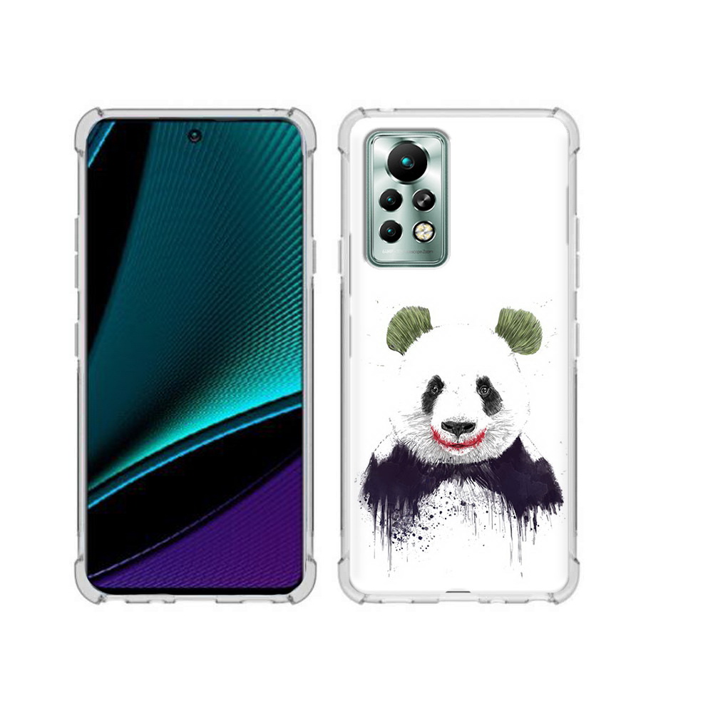 

Чехол MyPads Tocco для Infinix Note 11 Pro панда джокер, Прозрачный, Tocco