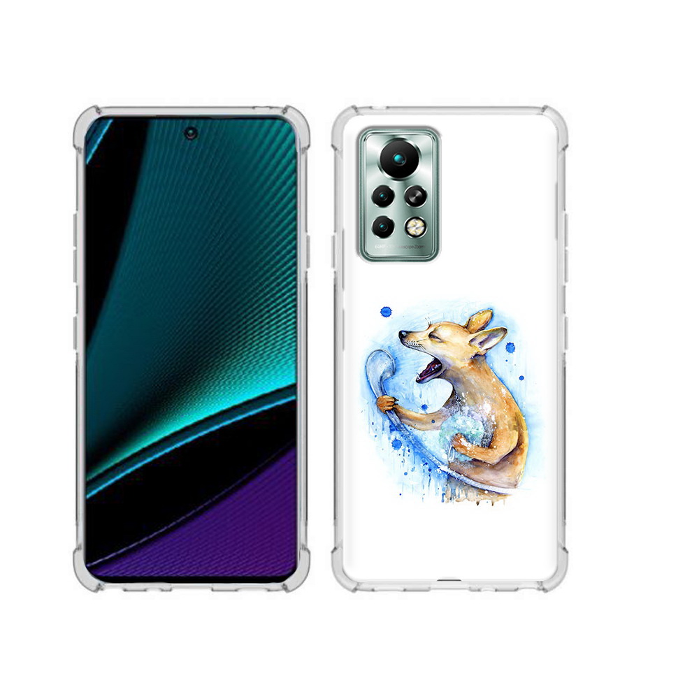

Чехол MyPads Tocco для Infinix Note 11 Pro пение в душе, Прозрачный, Tocco