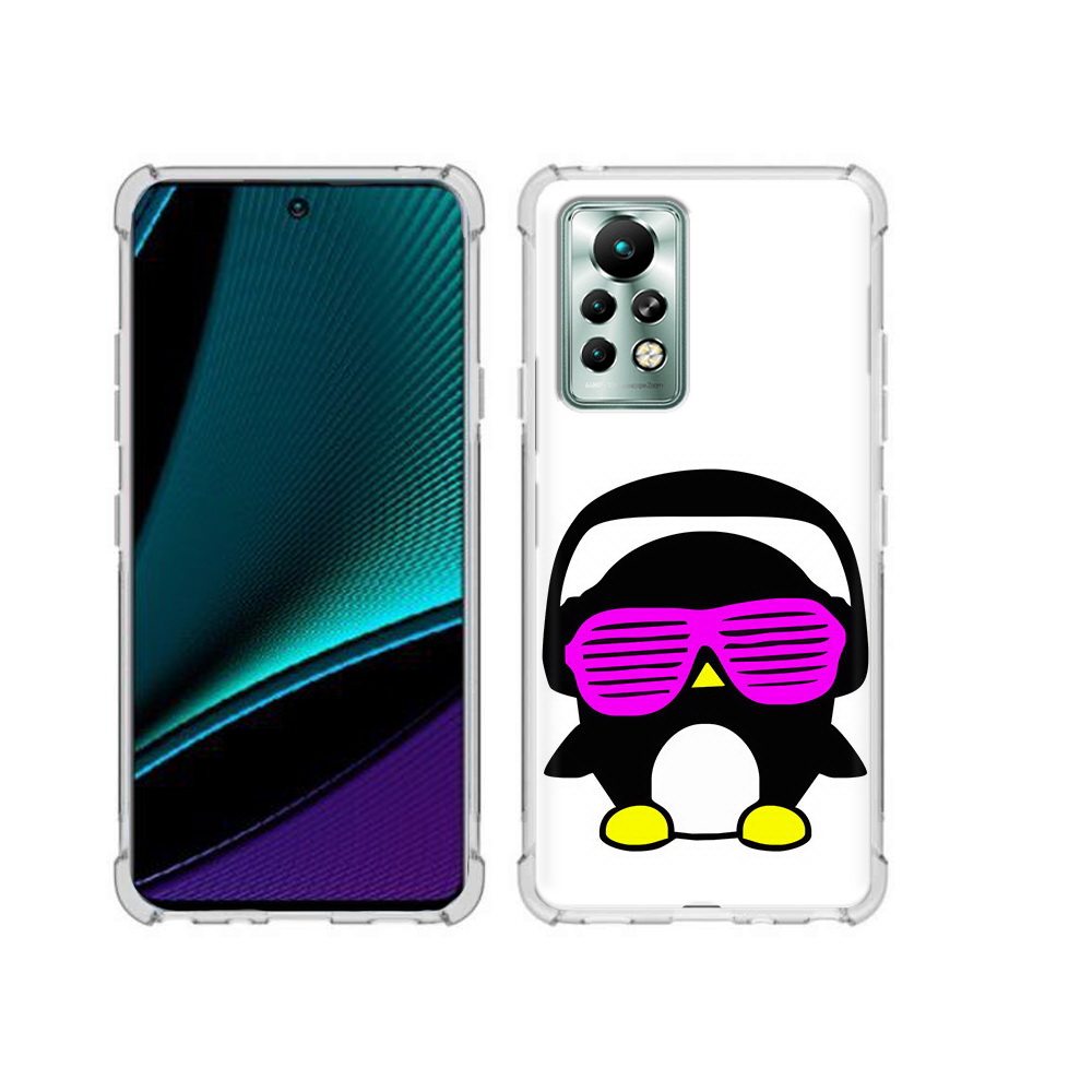 

Чехол MyPads Tocco для Infinix Note 11 Pro пингвин, Прозрачный, Tocco