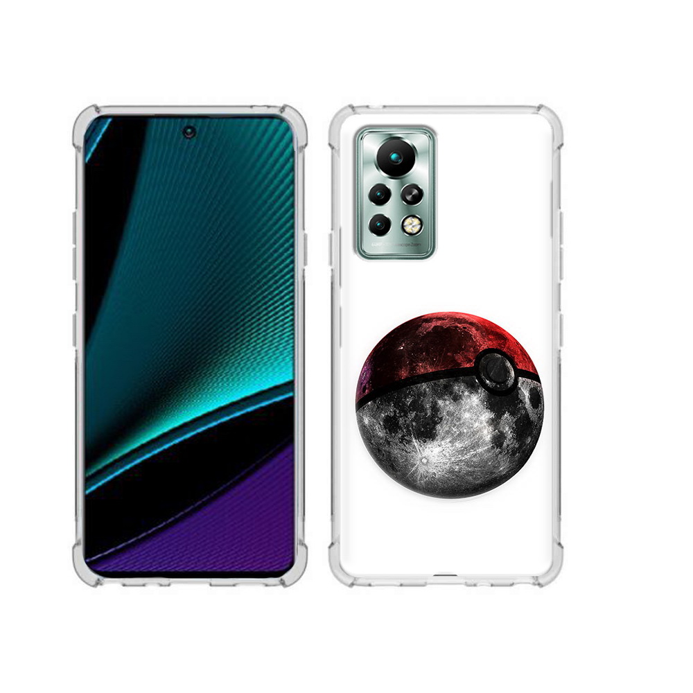 

Чехол MyPads Tocco для Infinix Note 11 Pro планета покебол, Прозрачный, Tocco