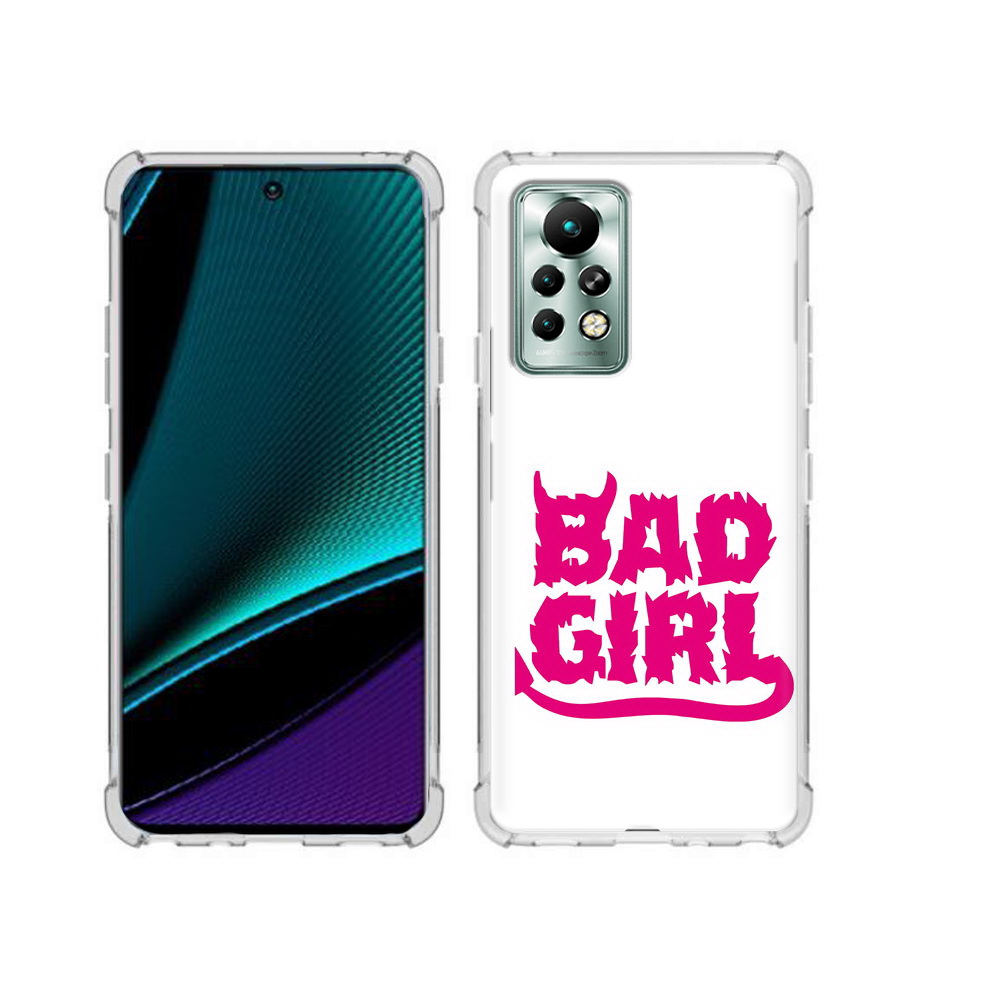 

Чехол MyPads Tocco для Infinix Note 11 Pro плохая девочка, Прозрачный, Tocco