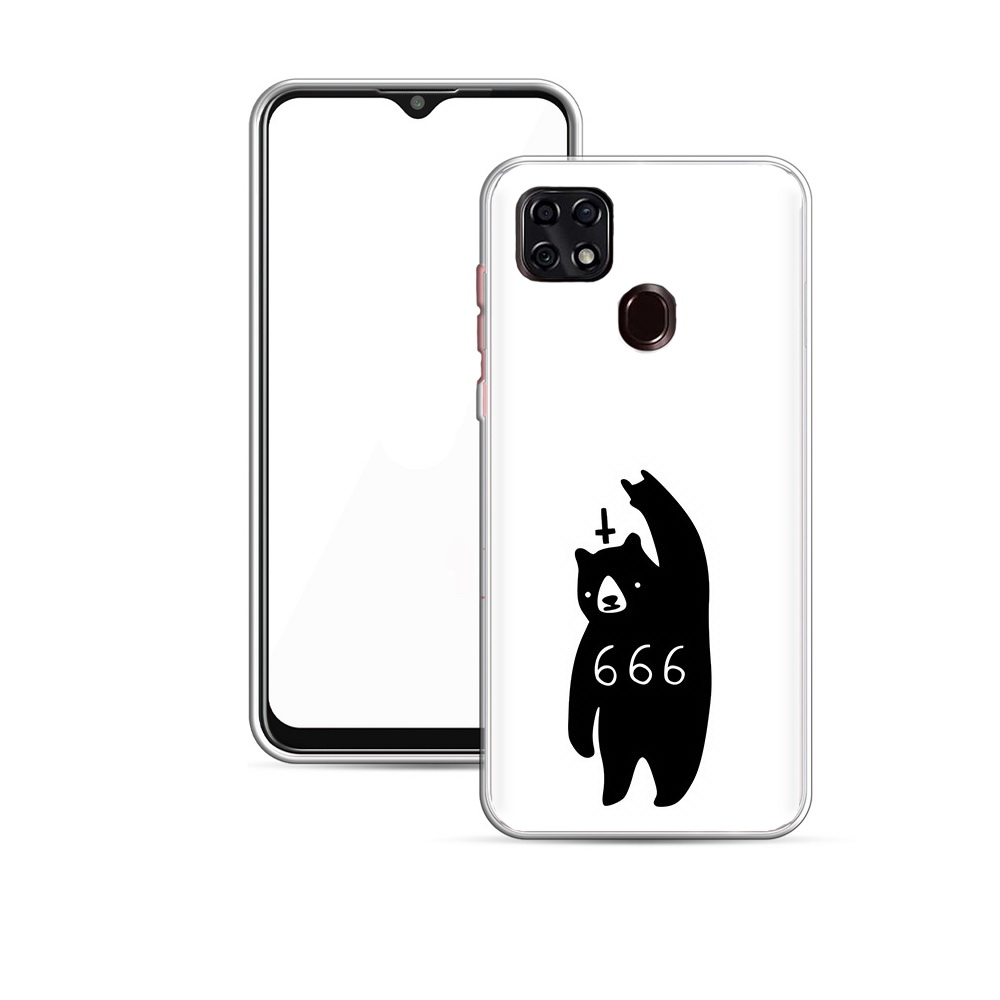 

Чехол MyPads Tocco для ZTE V2020 медведь 666 (PT226946.457.462), Прозрачный, Tocco