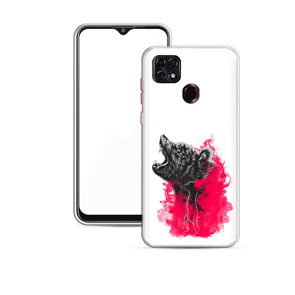 

Чехол MyPads Tocco для ZTE V2020 медведь в дымке (PT226946.457.463), Прозрачный, Tocco