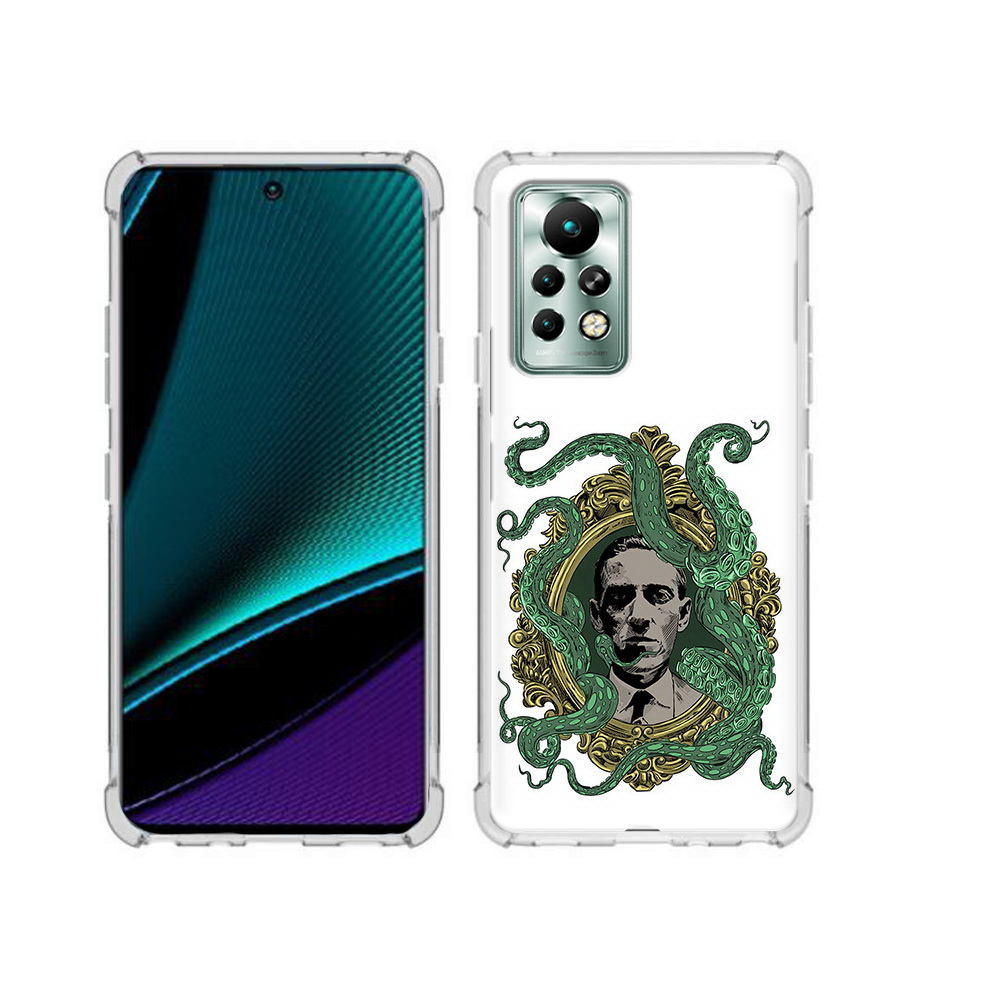 

Чехол MyPads Tocco для Infinix Note 11 Pro портрет с кракеном, Прозрачный, Tocco