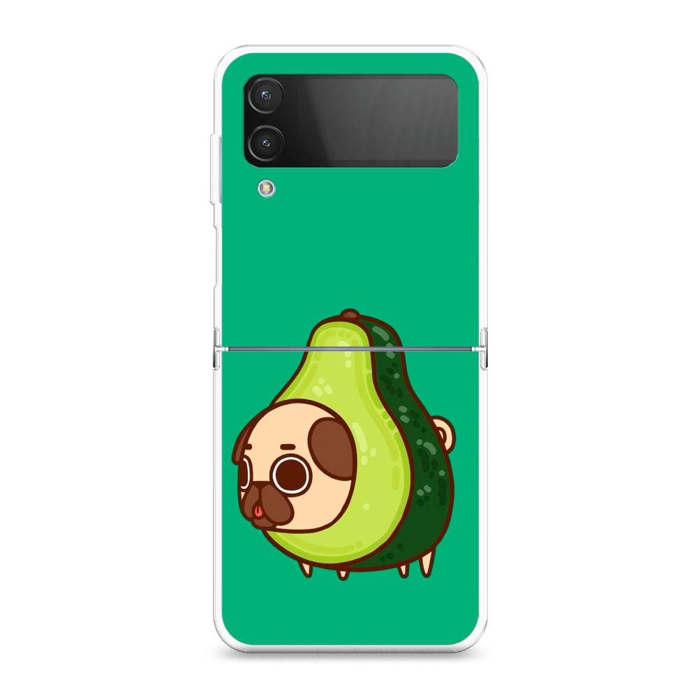 

Чехол на Samsung Galaxy Z Flip 4 "Мопс авокадик", Зеленый, 2106650-1