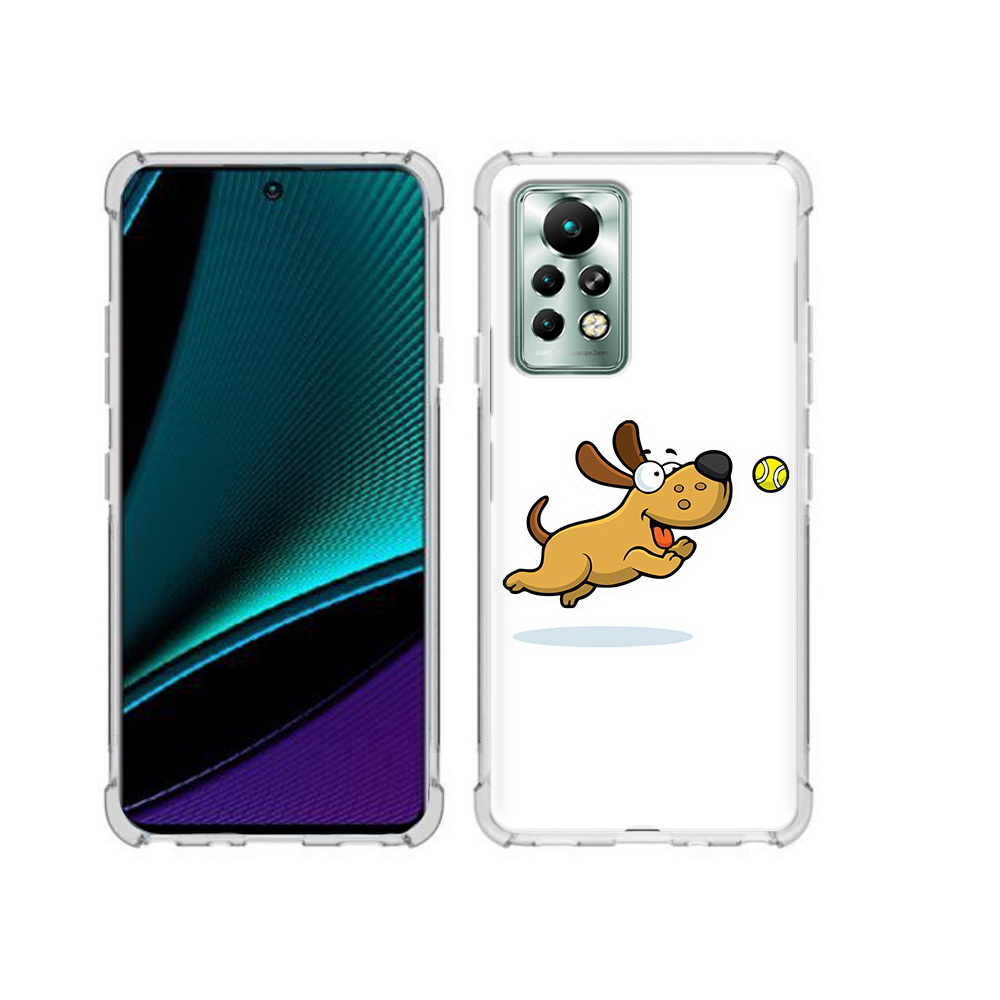 

Чехол MyPads Tocco для Infinix Note 11 Pro пёсик, Прозрачный, Tocco