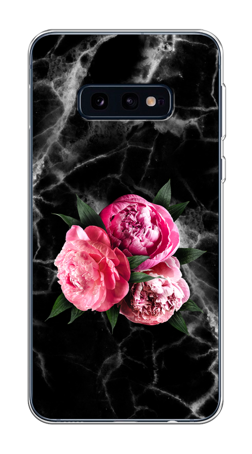 

Чехол на Samsung Galaxy S10E "Букет на черном мраморе", Черный;серый;розовый;зеленый;белый, 27250-1
