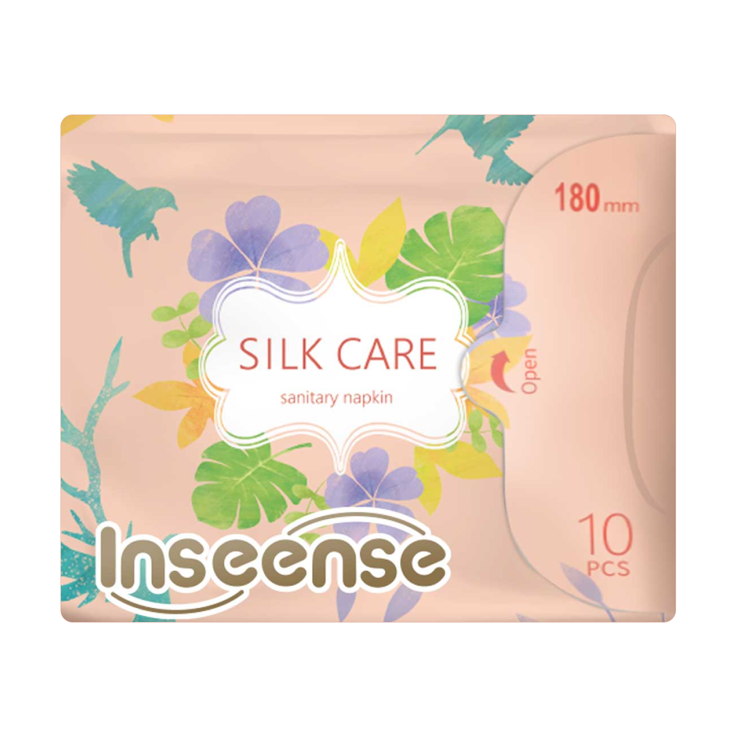Прокладки INSEENSE Silk Care женские гигиенические ежедневные с крылышками 180 мм 10 шт.