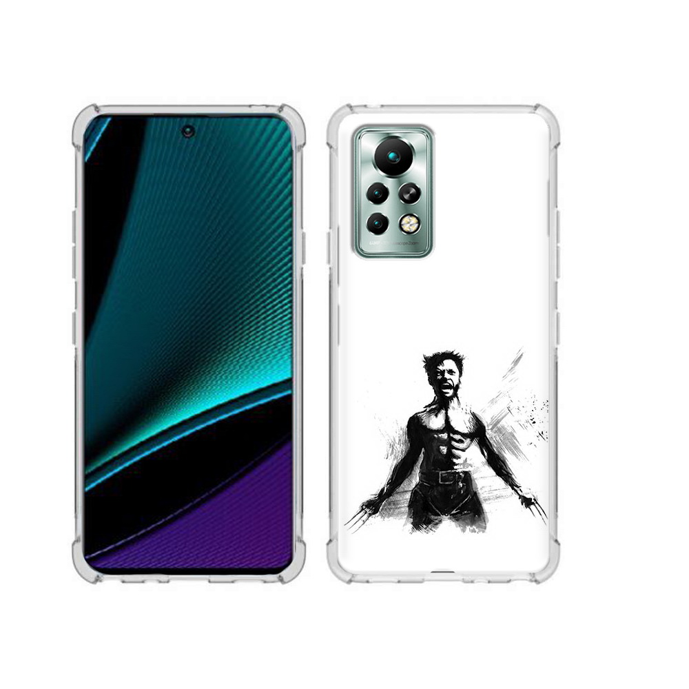 

Чехол MyPads Tocco для Infinix Note 11 Pro росомаха, Прозрачный, Tocco