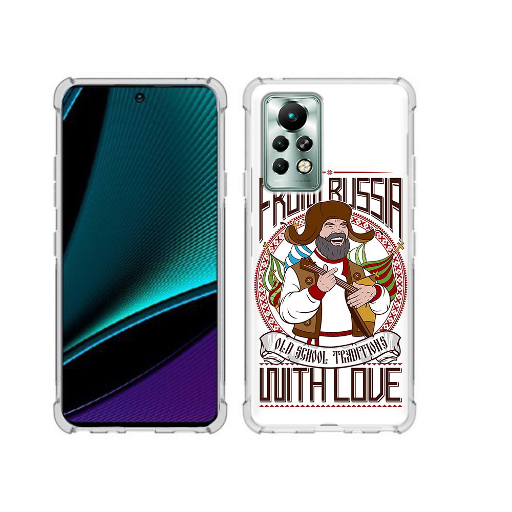 

Чехол MyPads Tocco для Infinix Note 11 Pro русский мужчина, Прозрачный, Tocco