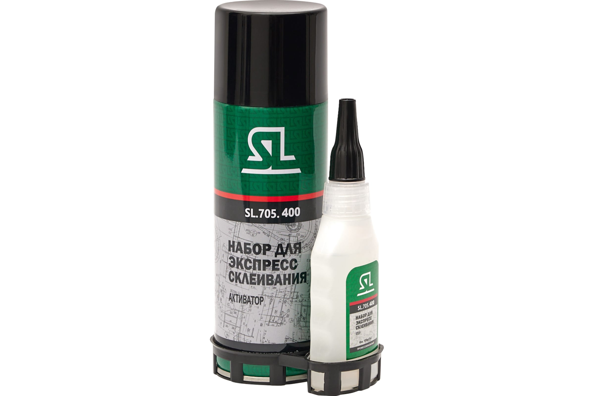 

SL 705 100гр+400мл Набор для экспресс склеивания 705.400, Прозрачный